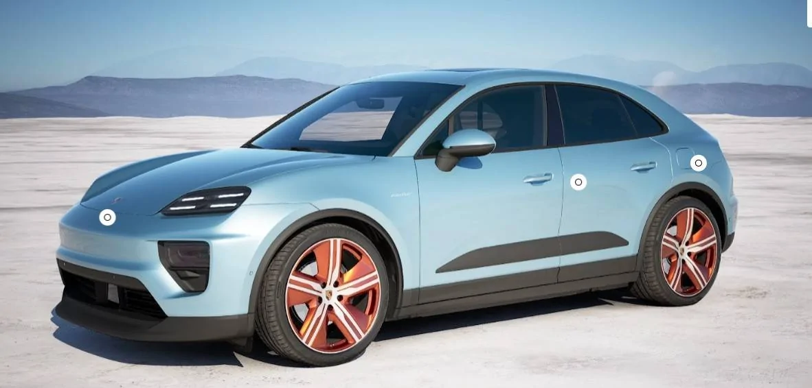 Electric Macan EV Papaya metallic withdrawed (?) organge 2