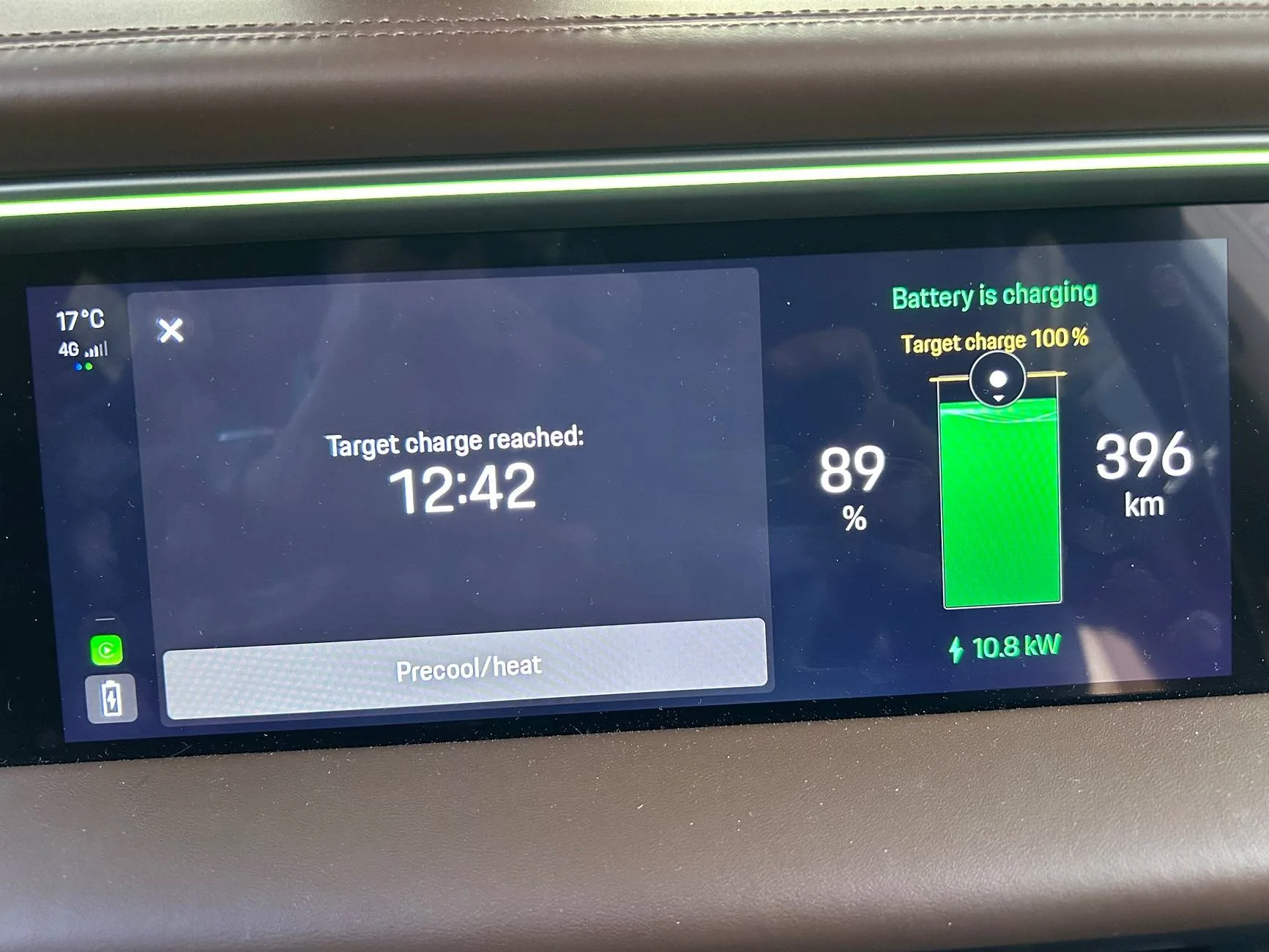 Electric Macan EV [Poll] - Porsche charging specification lie?  Macan is not allowing 11 kW max charge rate - capped at 40 amps? 9.6 kW max rate. IMG_5374