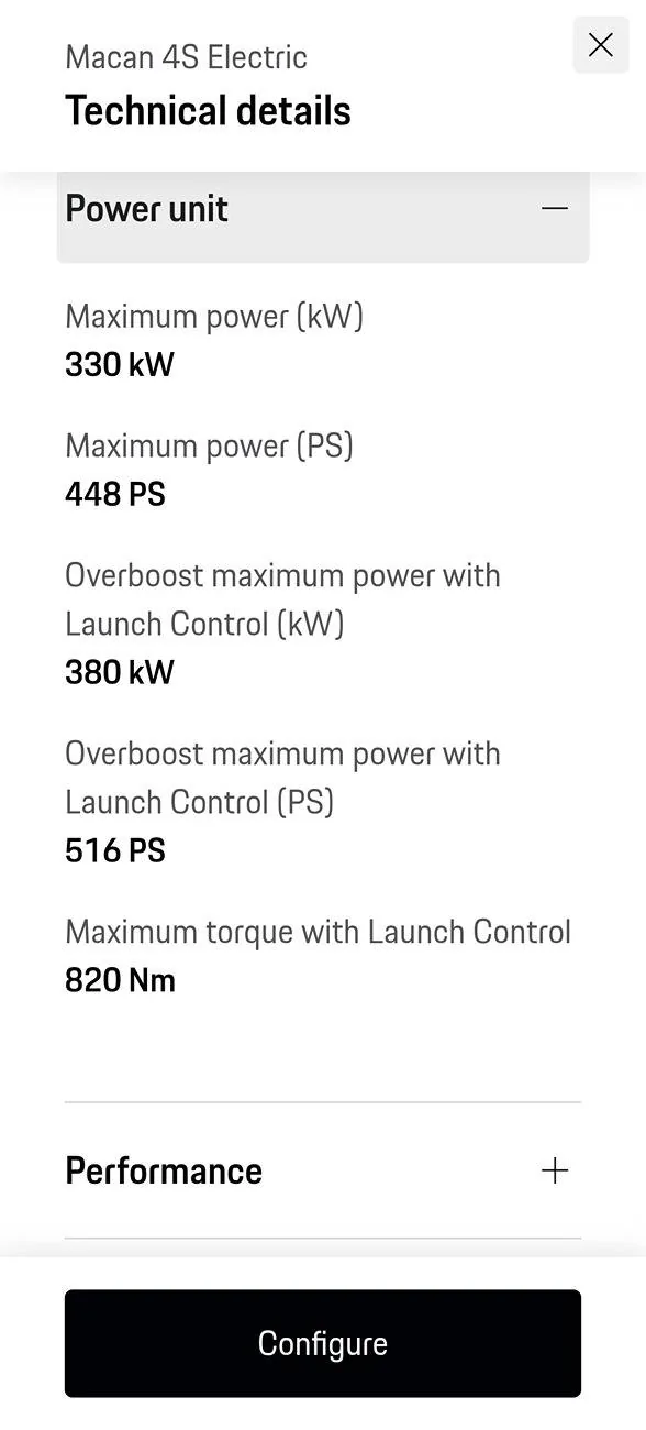 Electric Macan EV How much torque for the 4S without the launch control ? Screenshot_20250413_061707_Chrome Beta