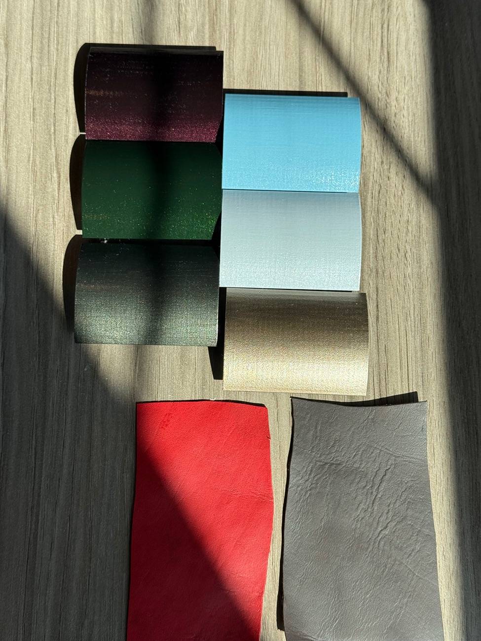 Electric Macan EV DIY color samples IMG_4294