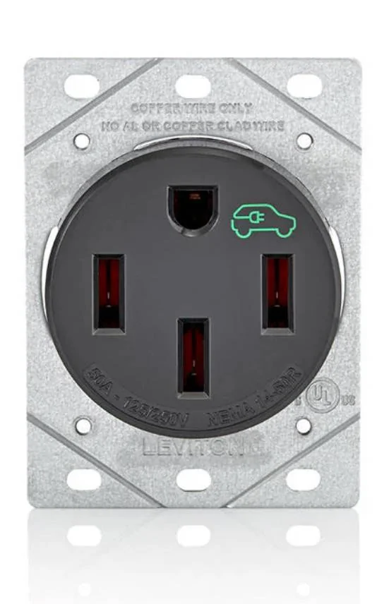 Electric Macan EV Mobile Charger Red Lights IMG_5570