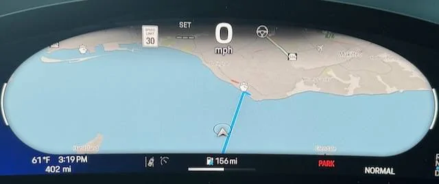 Electric Macan EV Navigation screen question on long trip. IMG_6689