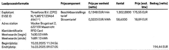 Electric Macan EV Beware using Porsche charging card in hotel parking 1745412578766-a0