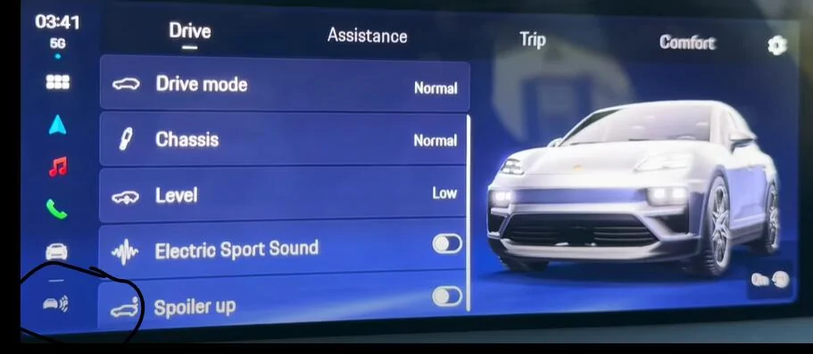 Electric Macan EV Easy way to toggle between normal regen(recuperation)/coasting without binding to steering wheel diamond button? 1745530905270-1s