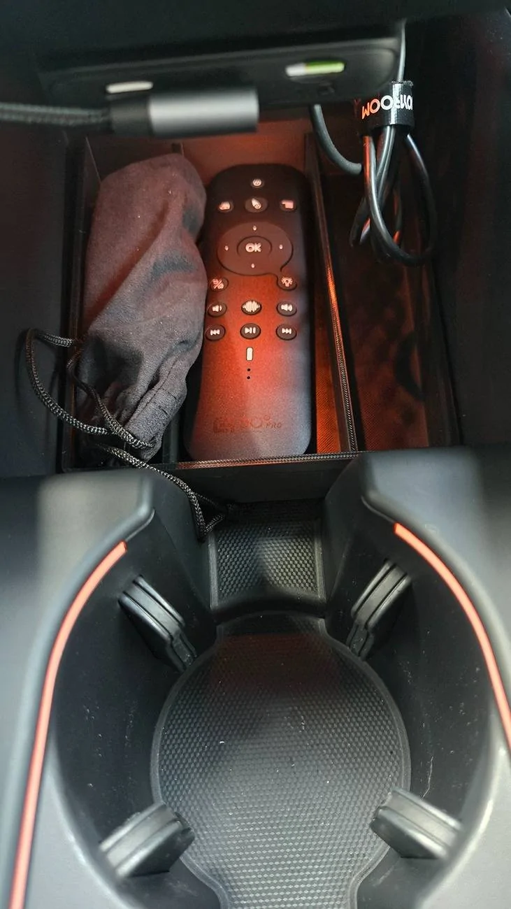 Electric Macan EV Custom Center Armrest Tray 20250425_180858