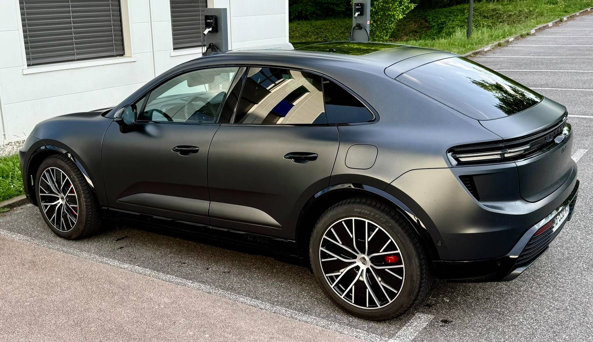 Electric Macan EV Stealth PPF on Volcano Grey Macan EV 492709176_10227039255317056_2382973156936561617_n