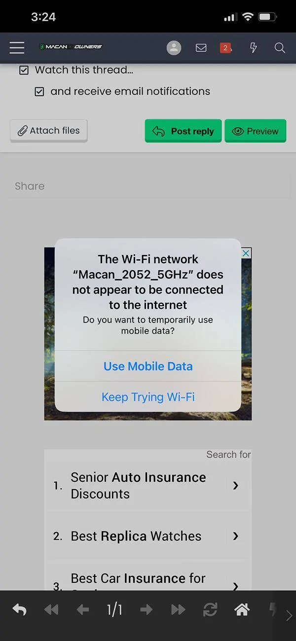 Electric Macan EV PCM using datapass & not my phone 4/5G network IMG_2153