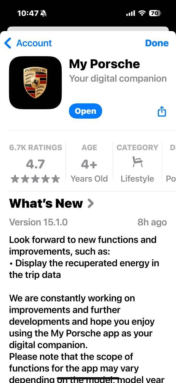 Electric Macan EV Recuperated energy in My Porsche app IMG_0968