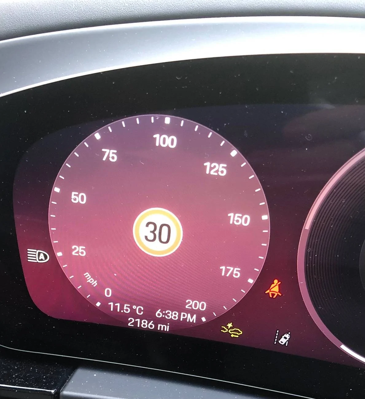 Electric Macan EV Light sign not noticed before IMG_3316