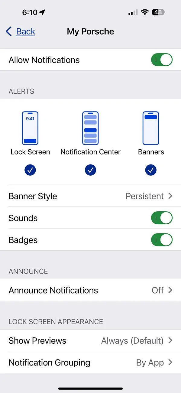 Electric Macan EV hey porsche, are you listening? re: notifications IMG_8175
