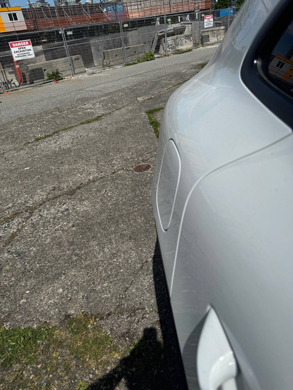 Electric Macan EV Macan EV Charger Cover Flap Not Flush IMG_7416