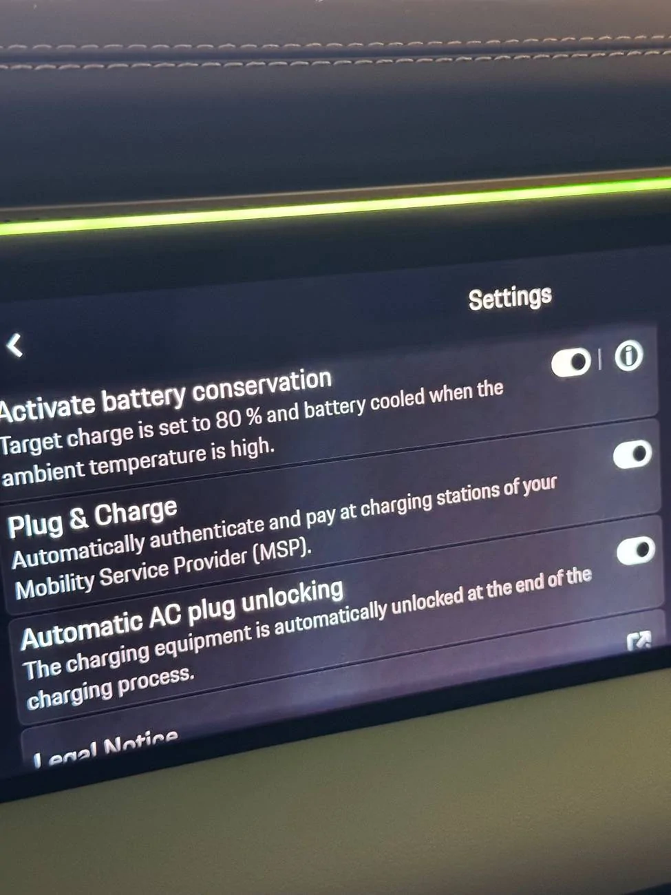 Electric Macan EV Charge status and remote climate not available in My Porsche app IMG_7909