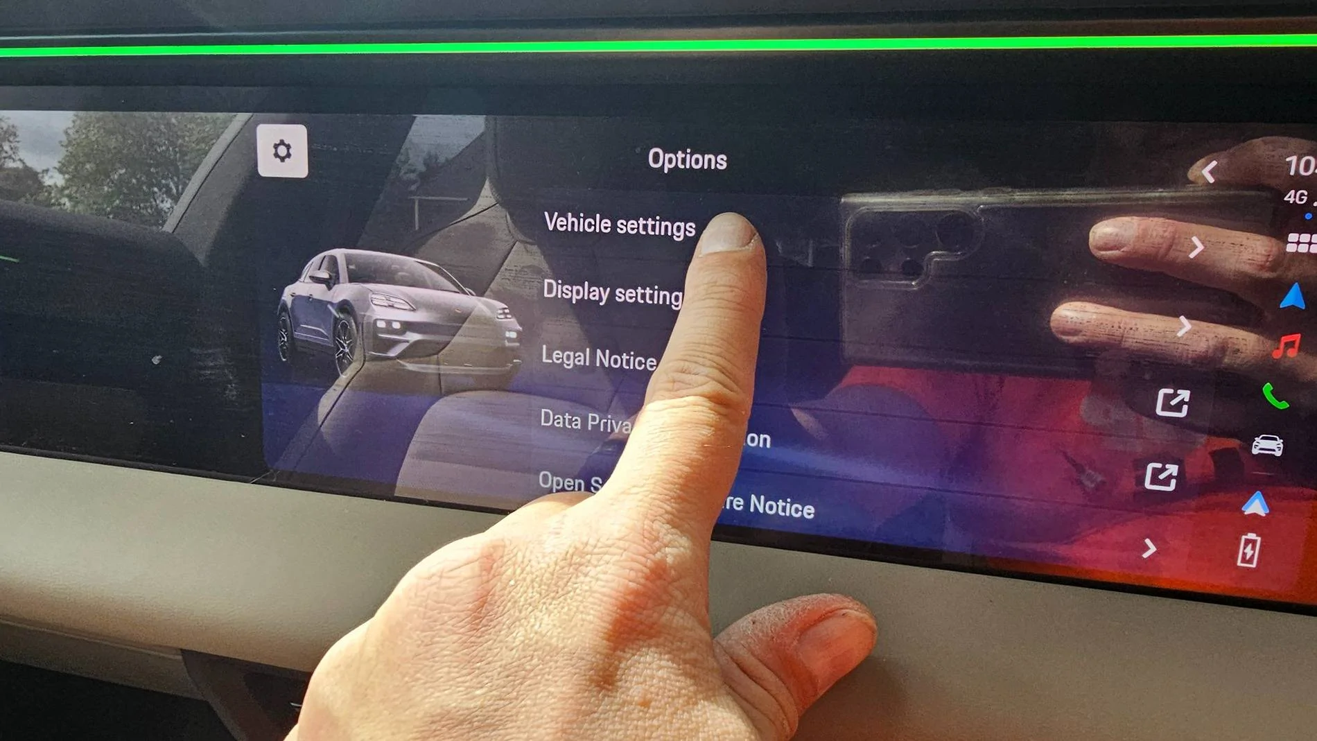 Electric Macan EV Powered Charge Port Door - Be Careful 20250526_102651