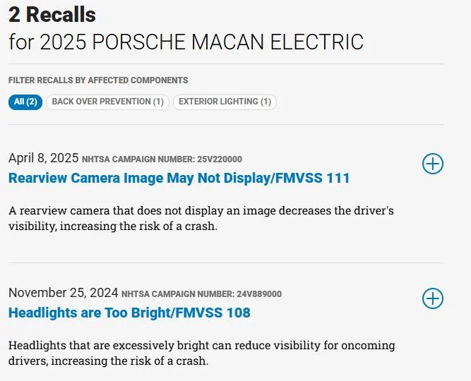 Electric Macan EV Instrument Cluster suddenly going dark 1748542964663-ra