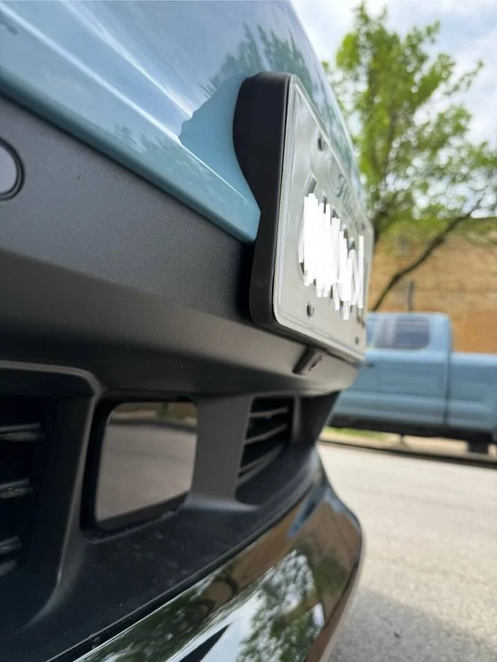 Electric Macan EV No Drill front license plate holder UPDATED WITH INSTALL and ORDER info i-3VnJ9JX-X2