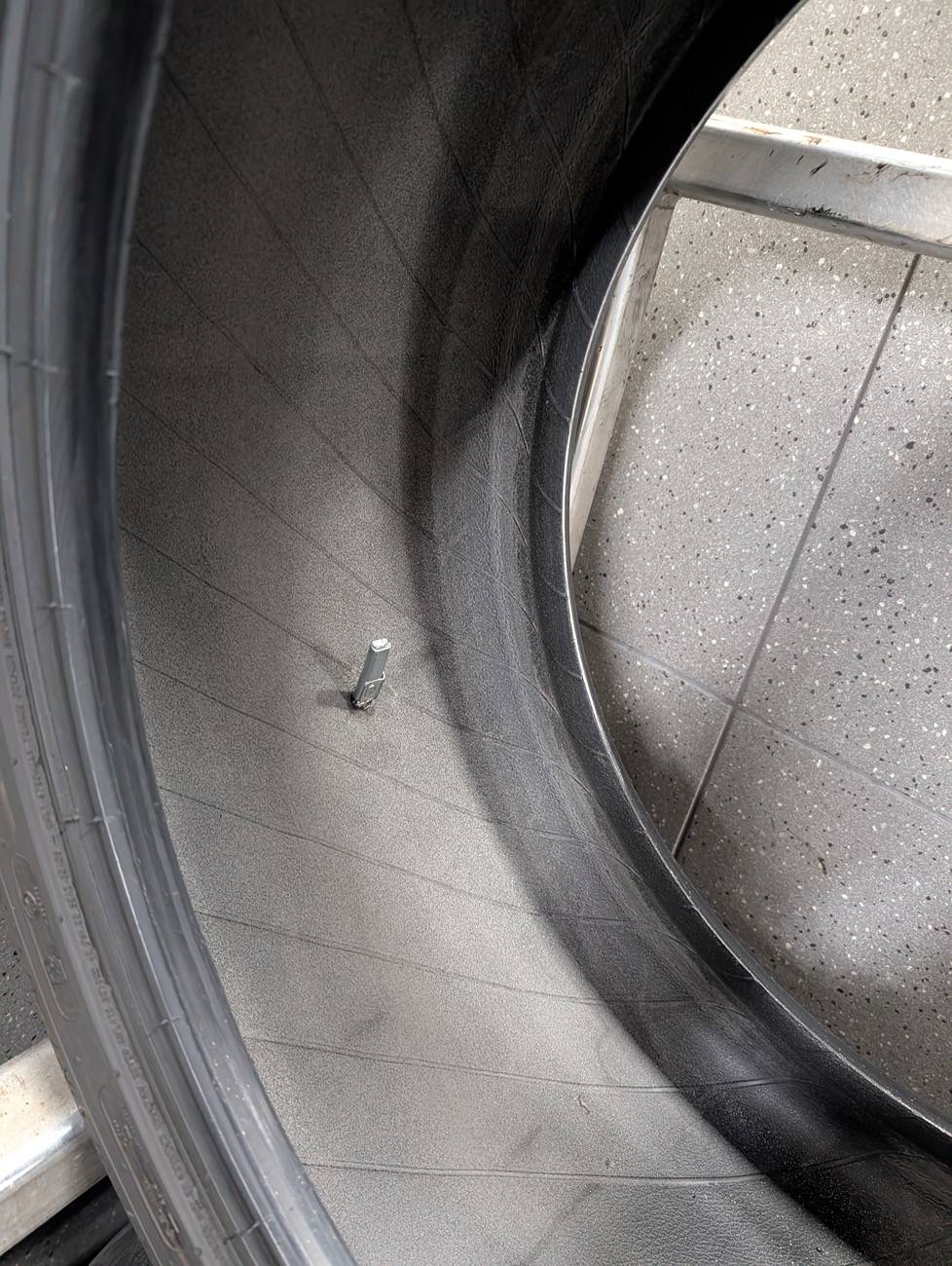 Electric Macan EV Flatted! Michelin Pilot 21 - rear driver's side IMG_8171