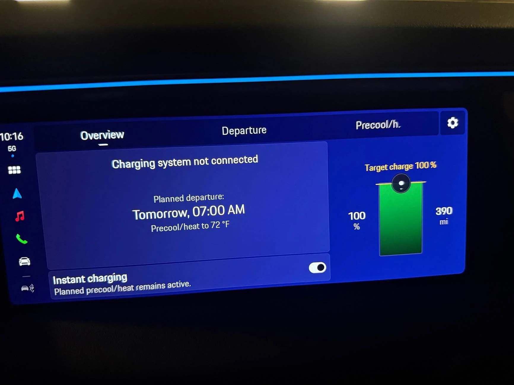 Electric Macan EV Cold weather battery mileage IMG_7389