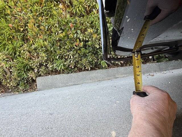 Electric Macan EV Front license plate pics (U.S.) bracket profile