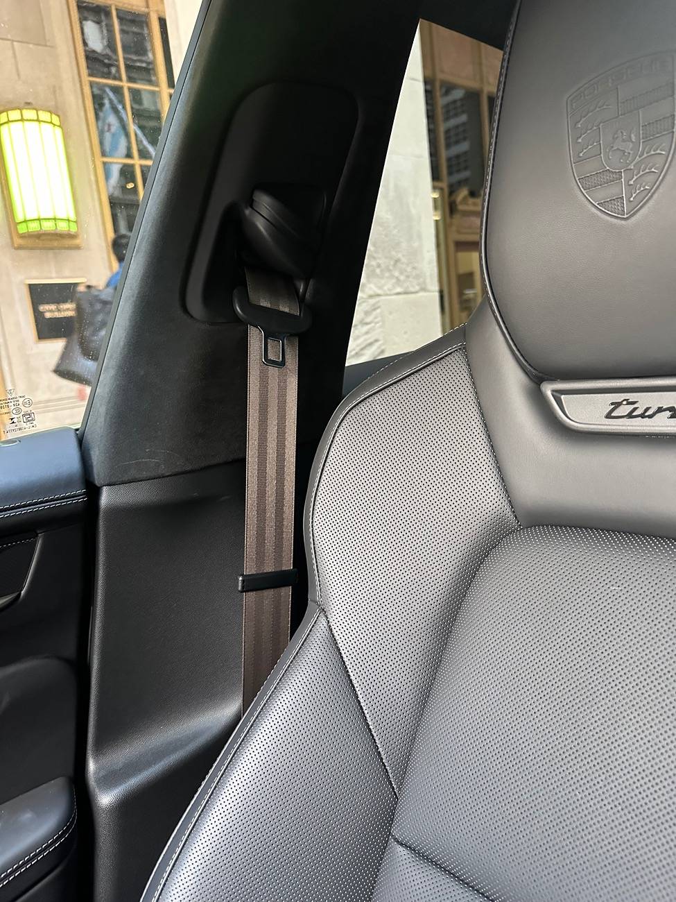 Electric Macan EV Picture please of turbonite seat belt against a black seat IMG_4546