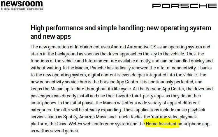 Electric Macan EV Home Assistant is now available as a Porsche App 1751350926812-ac