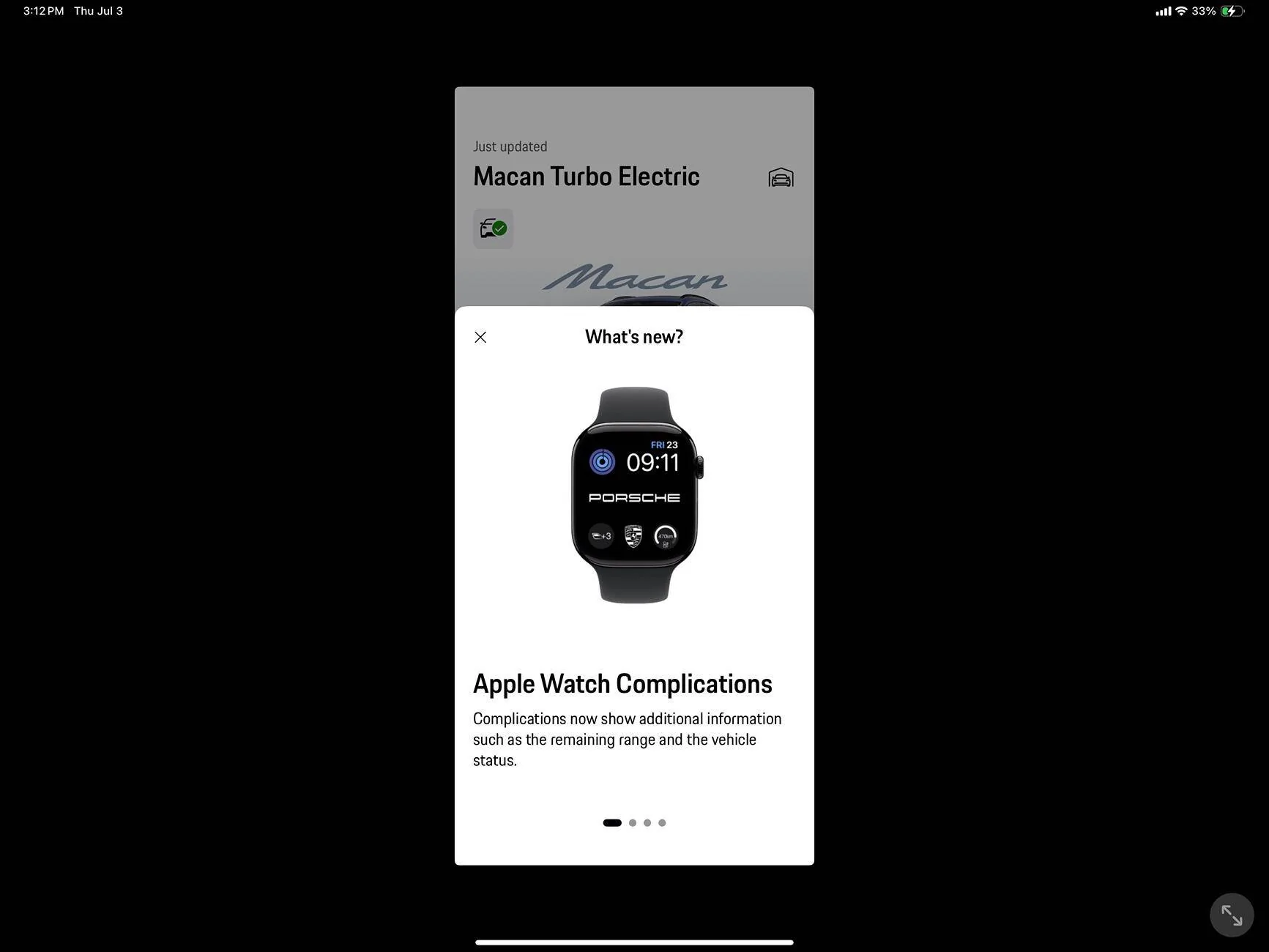 Electric Macan EV Apple iWatch and Porsche App Got Married Today IMG_2702