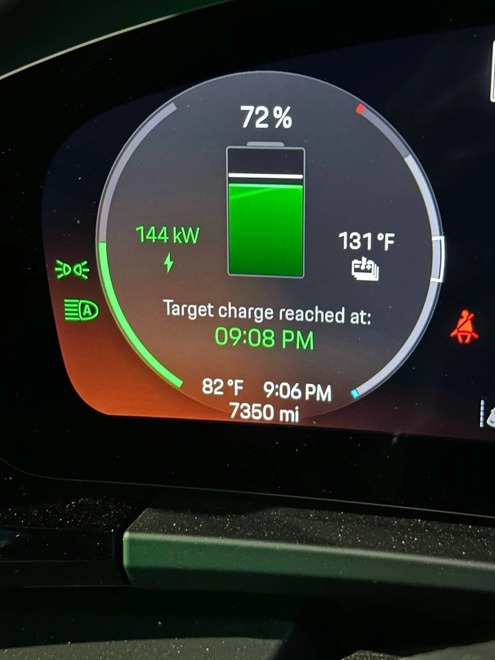 Electric Macan EV Terrific Charging Session: 283 kW charging yesterday IMG_2524