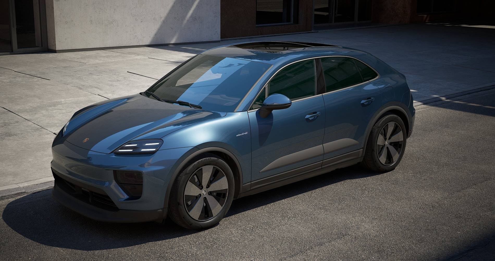 Electric Macan EV 2026 Macan announcement predictions yachting blue metallic