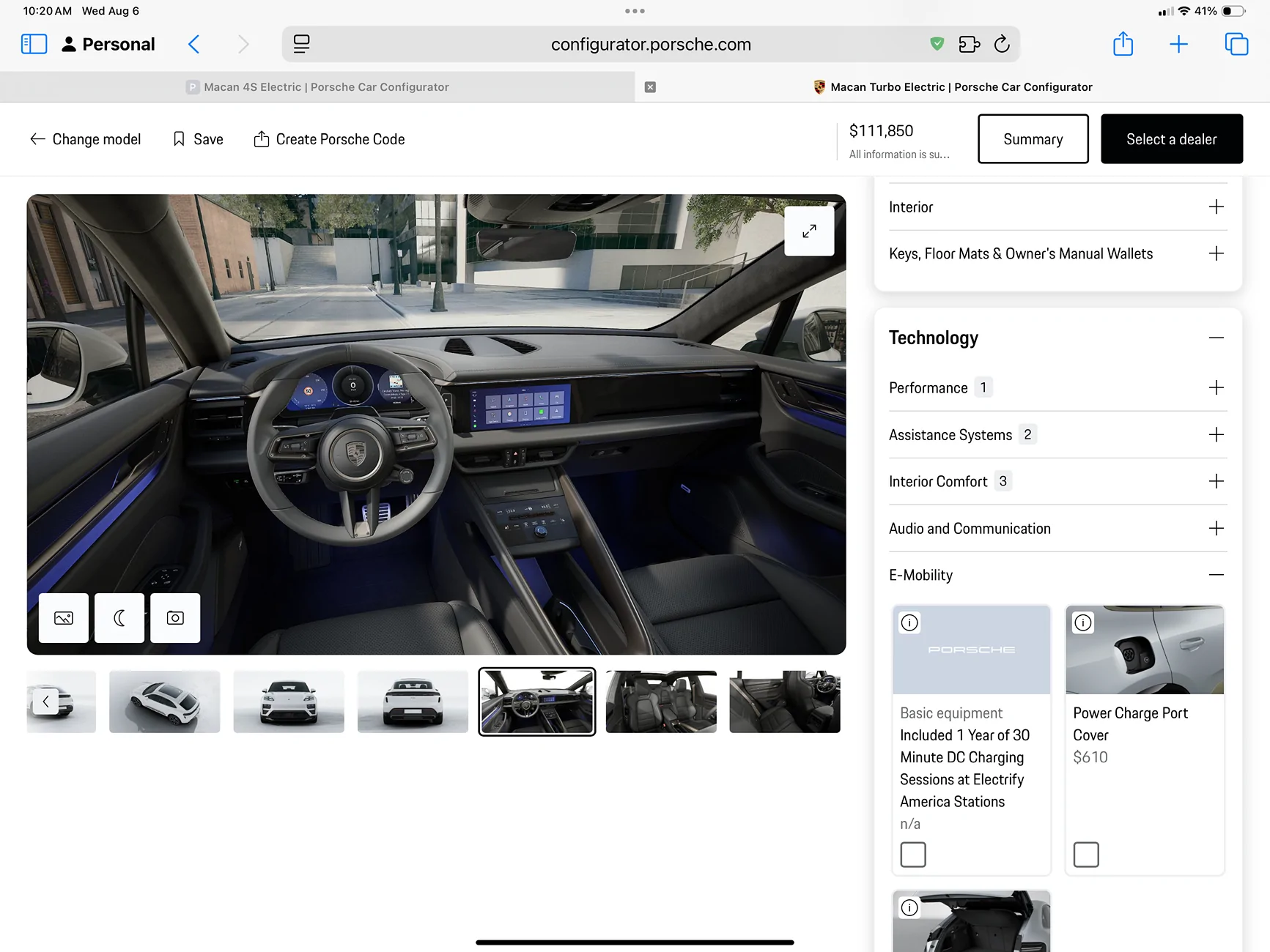 Electric Macan EV MY’2026 Configurator Changes - New Macan Options Added IMG_4045