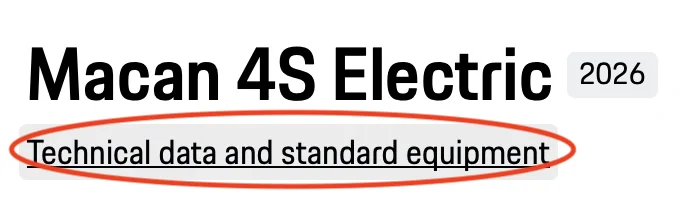 Electric Macan EV MY’2026 Configurator Changes - New Macan Options Added Screenshot 2025-08-08 at 3.39.45 PM