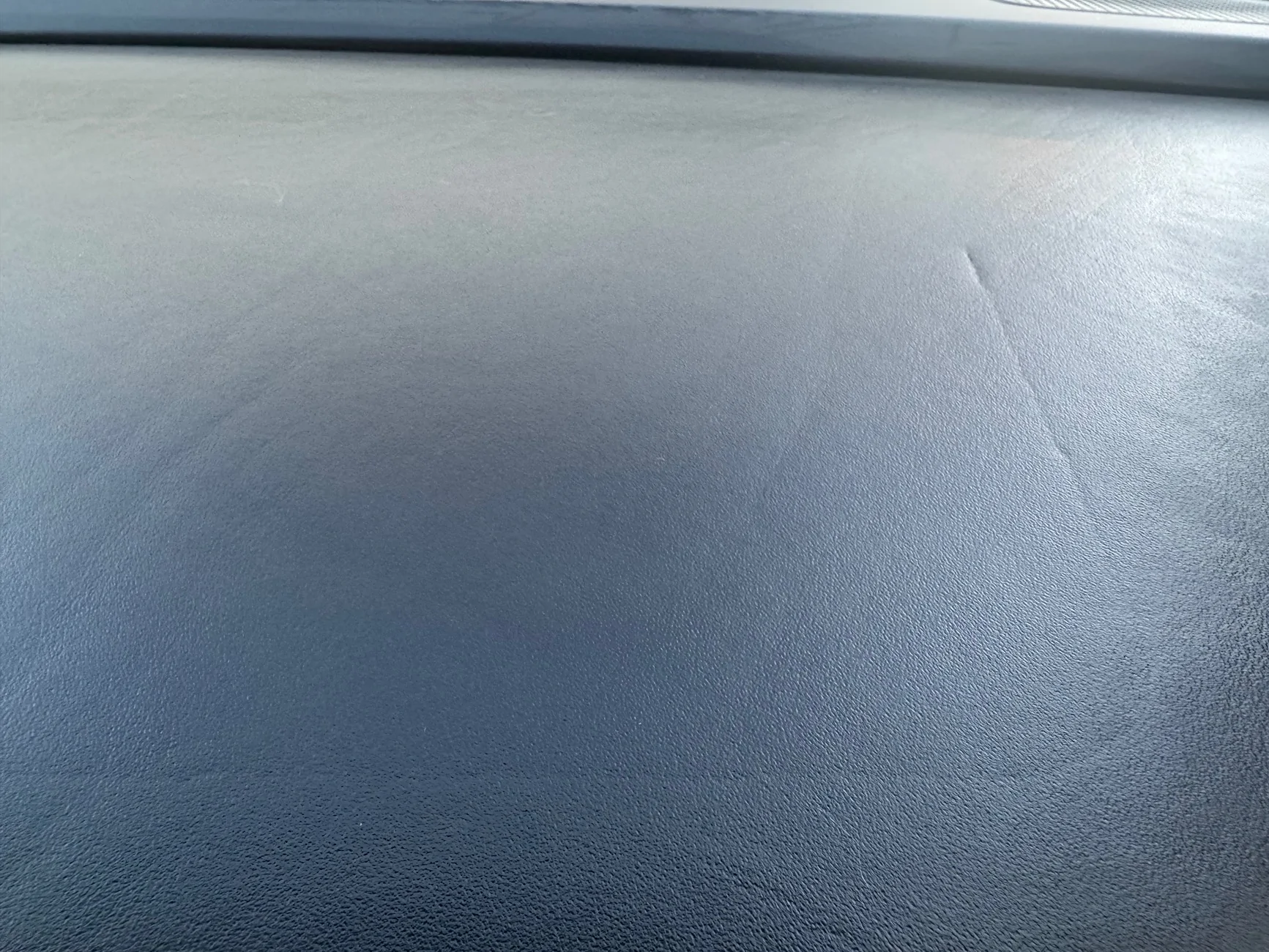 Electric Macan EV Dashboard leather airbag cut out IMG_7937