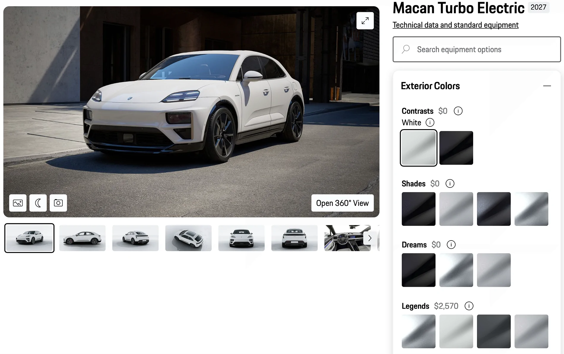 Electric Macan EV MY’2026 Configurator Changes - New Macan Options Added Screenshot 2025-08-12 at 3.28.39 PM