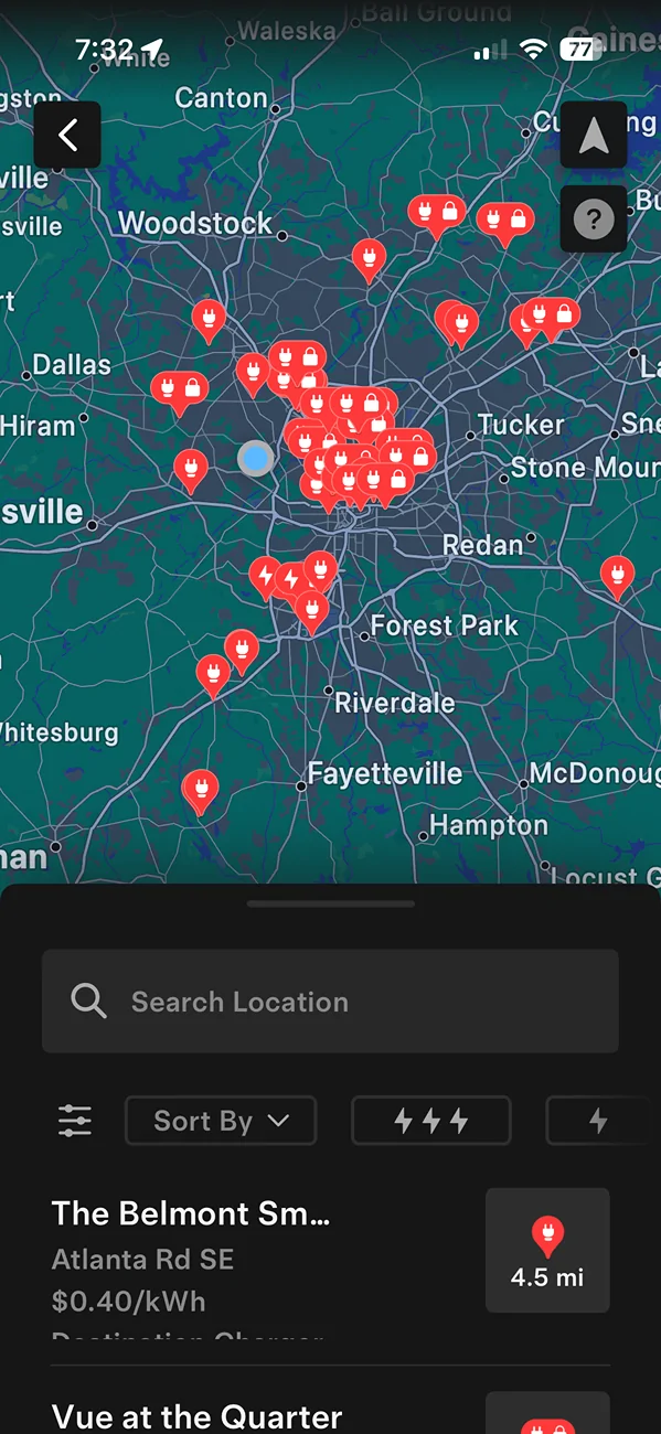 Electric Macan EV Tesla Supercharger Access IMG_8459