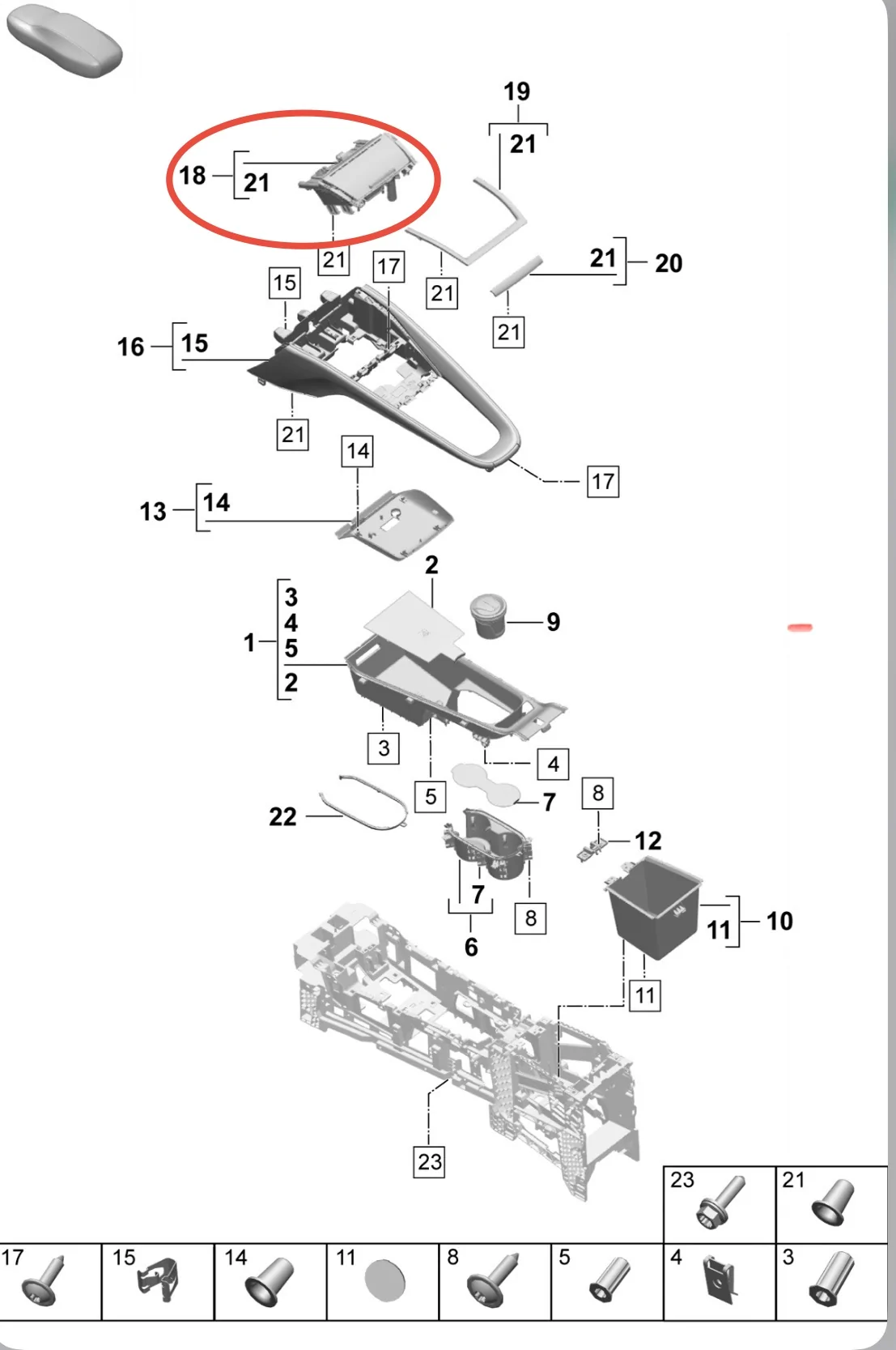 Electric Macan EV Interior mobile phone charging cover doesn’t auto-close - Warranty Claim IMG_9031