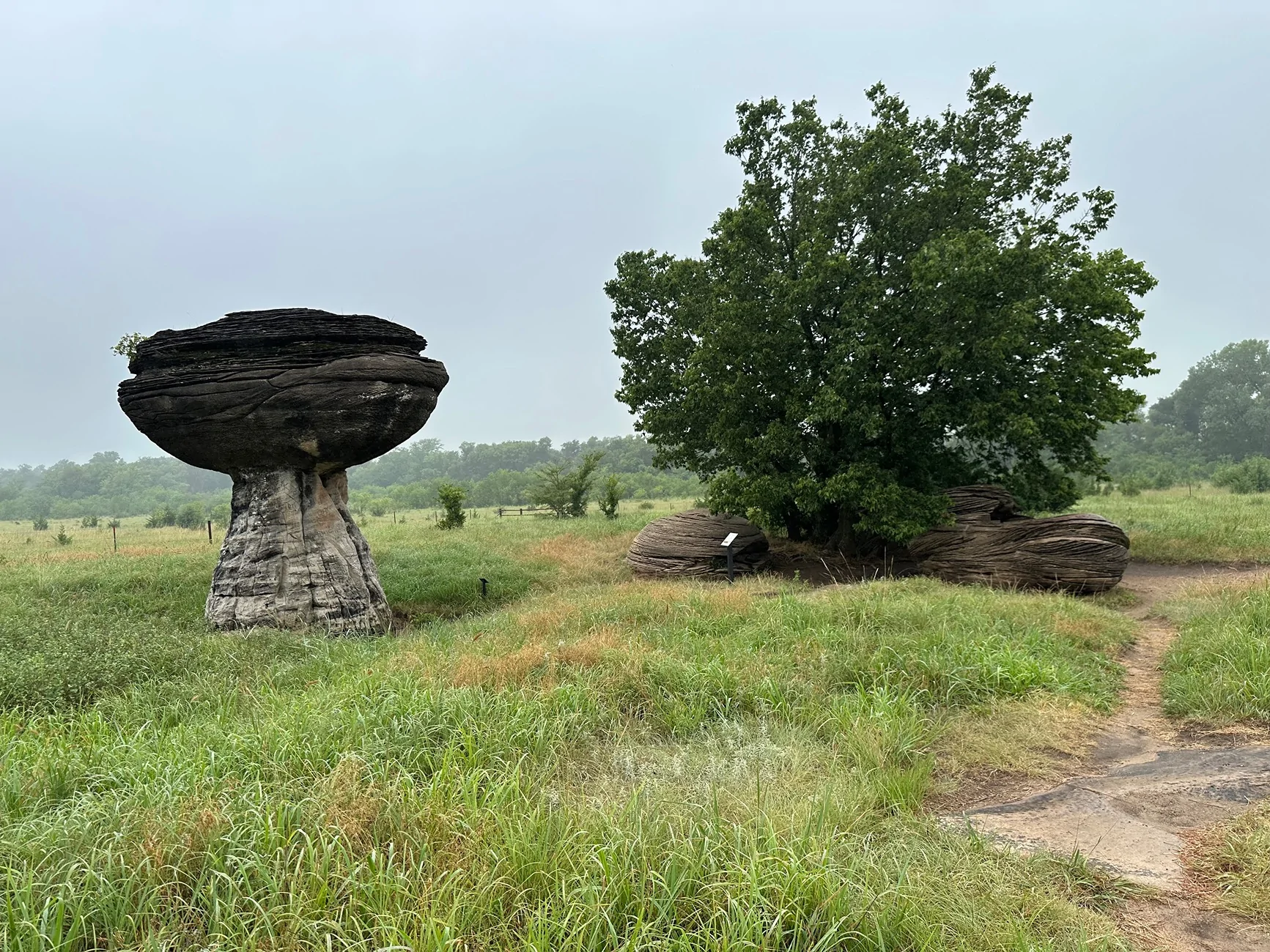 Electric Macan EV First long trip in 4S - Charlotte to Colorado mushroom_rock_state_park