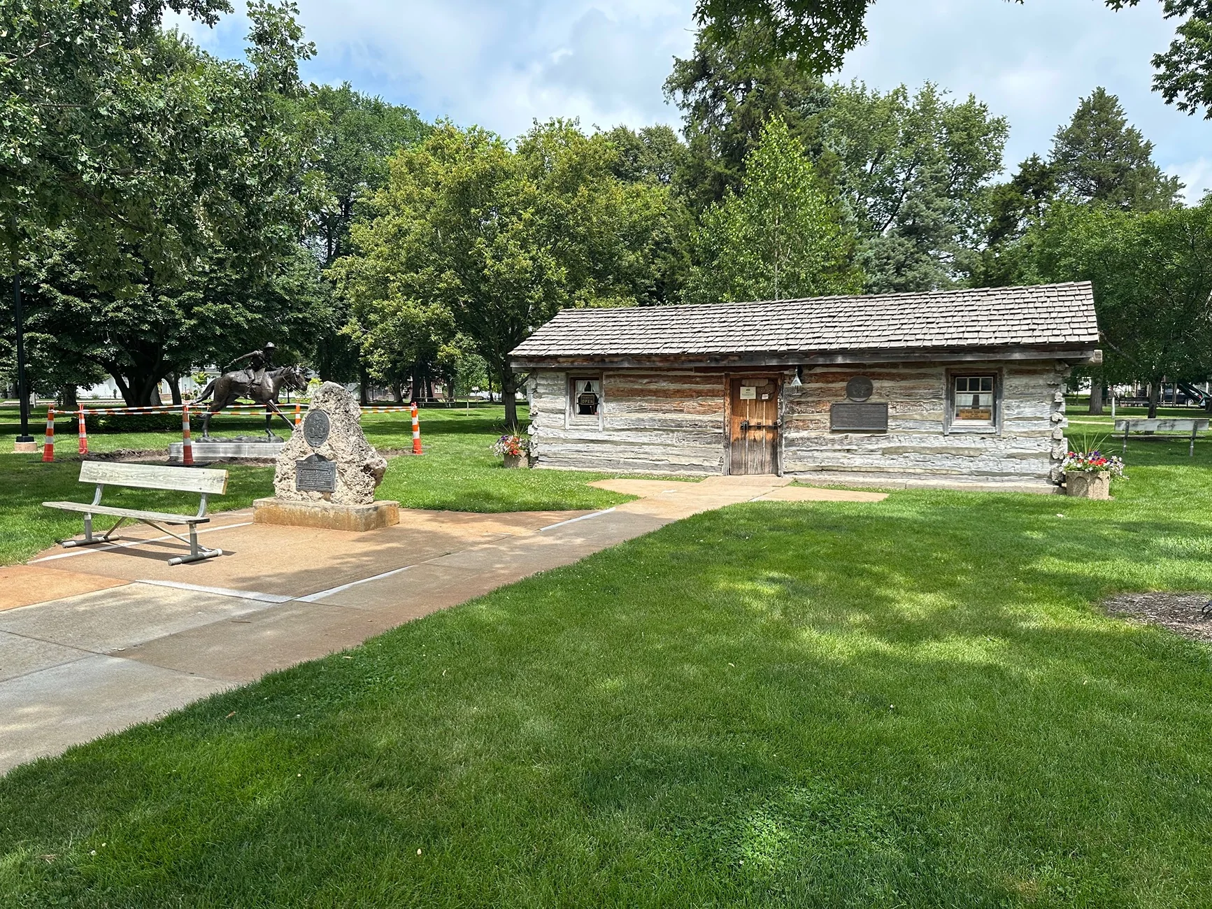 Electric Macan EV First long trip in 4S - Charlotte to Colorado pony_express_station_museum_gothenburg_n