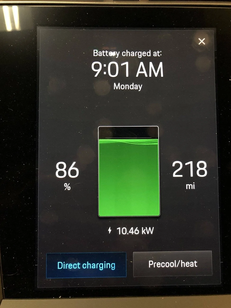 Electric Macan EV [Poll] - Porsche charging specification lie?  Macan is not allowing 11 kW max charge rate - capped at 40 amps? 9.6 kW max rate. IMG_1927