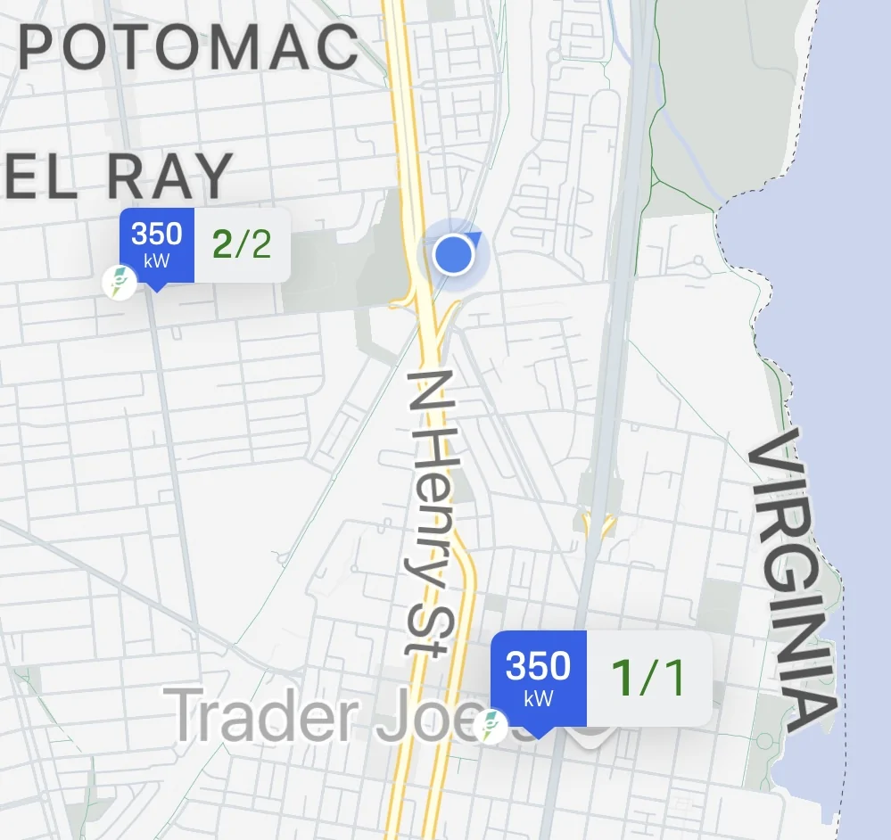 Electric Macan EV Charging Planning on Phone App is useless IMG_2308