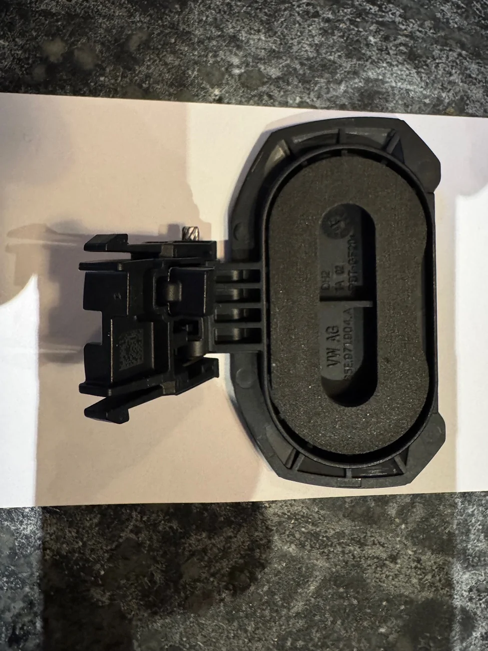 Electric Macan EV Powered Charge Port Door - Be Careful IMG_1165