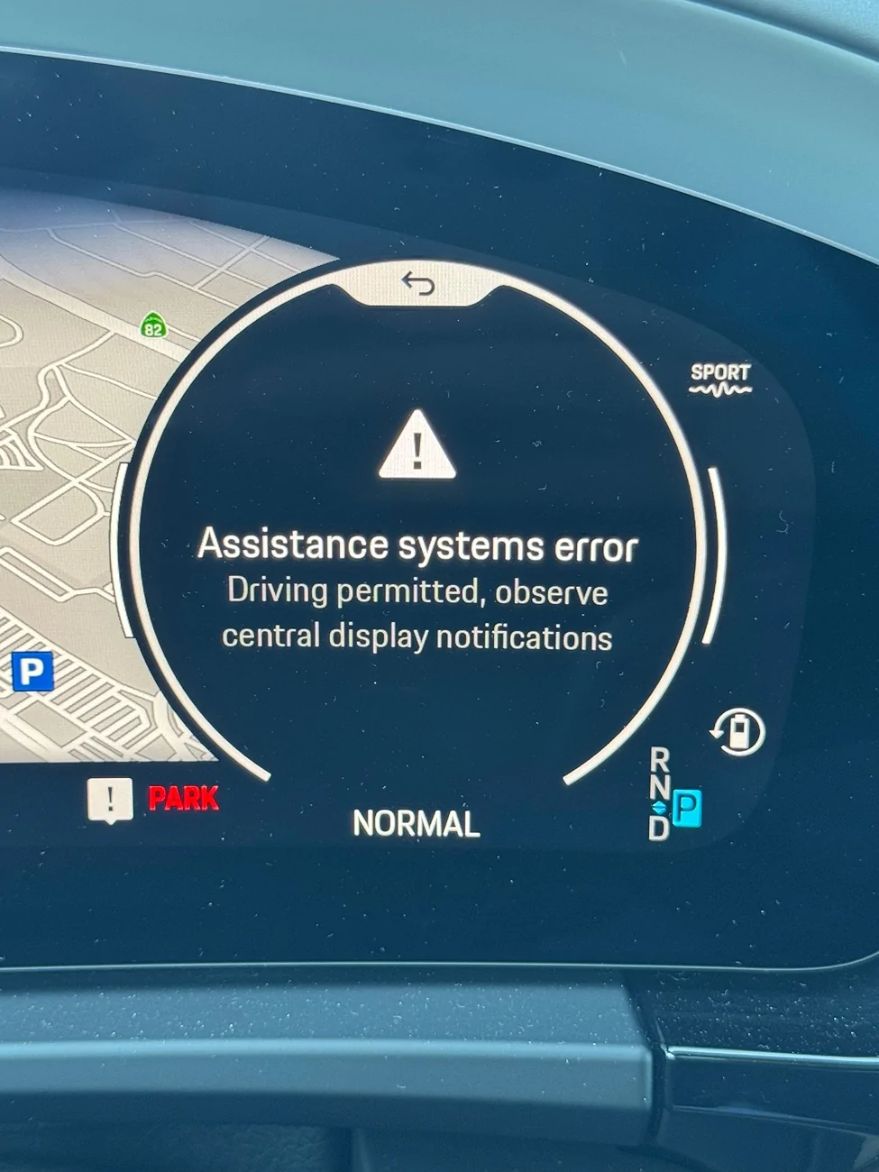 Electric Macan EV Assistant Systems Error - Again IMG_8262