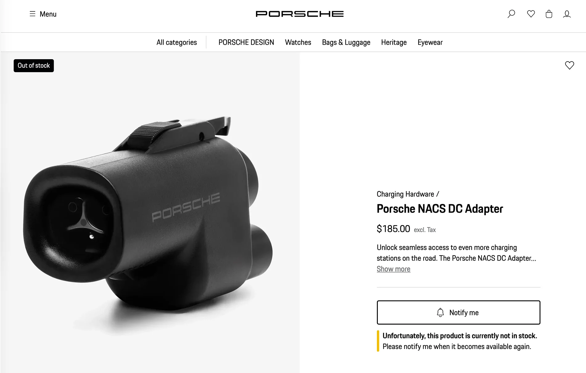 Electric Macan EV NA Porsche owners can now access Tesla Supercharger network. Free adapter for all Macan EV owners Screenshot 2025-10-17 at 6.14.23 PM