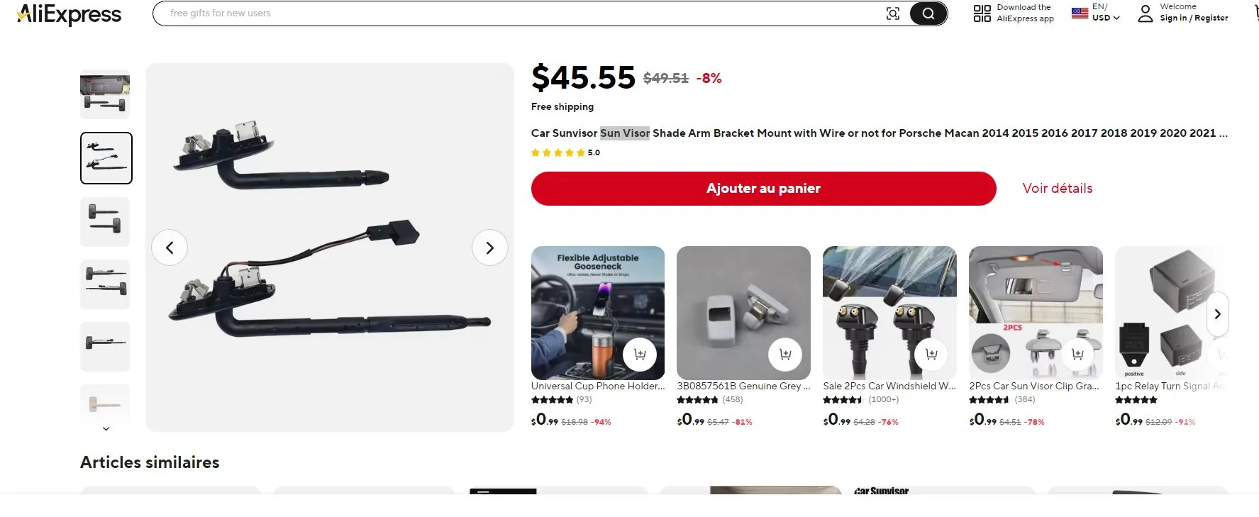 Electric Macan EV Teeny tiny sun visor solutions? aletta estensibile 3