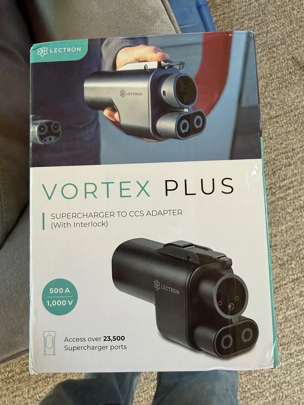 Electric Macan EV Porsche CCS to NACS adapter IMG_0072