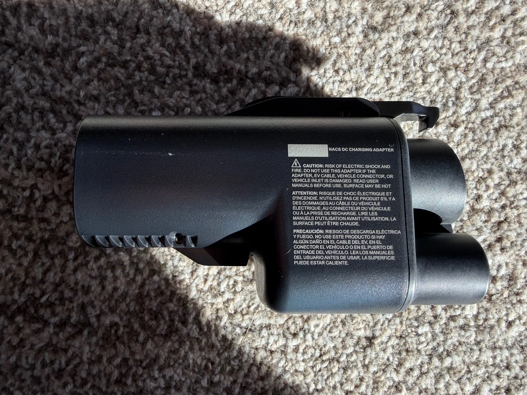 Electric Macan EV Porsche CCS to NACS adapter IMG_0074 2