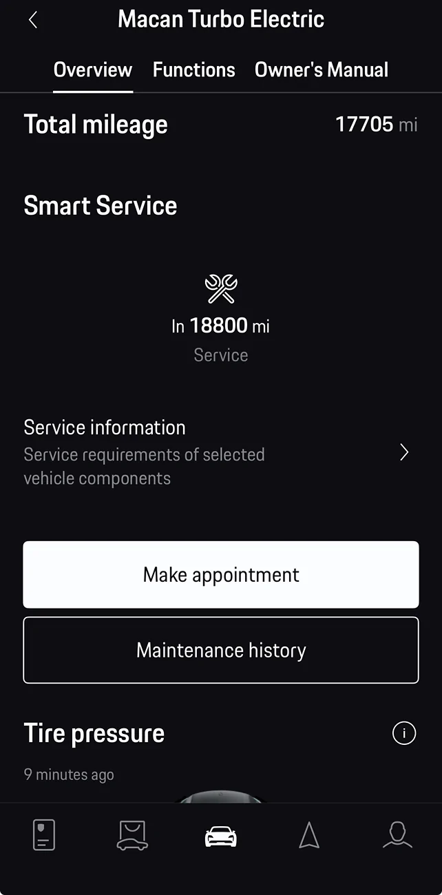 Electric Macan EV My 1st Service @ 1 year / 18K miles Screenshot 2025-10-30 at 1.57.06 PM