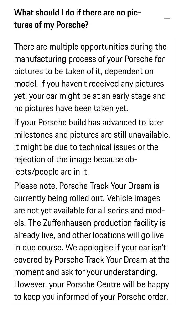 Electric Macan EV MY2026 Macan Delivery dates IMG_5635