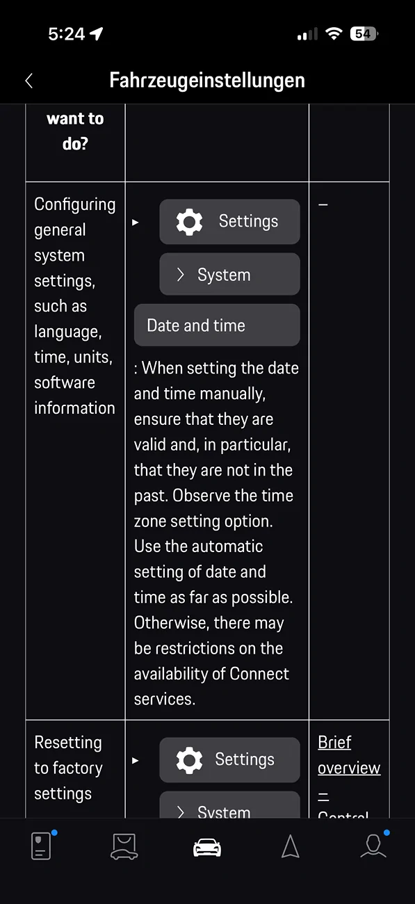 Electric Macan EV Cannot change UTC in car IMG_0390