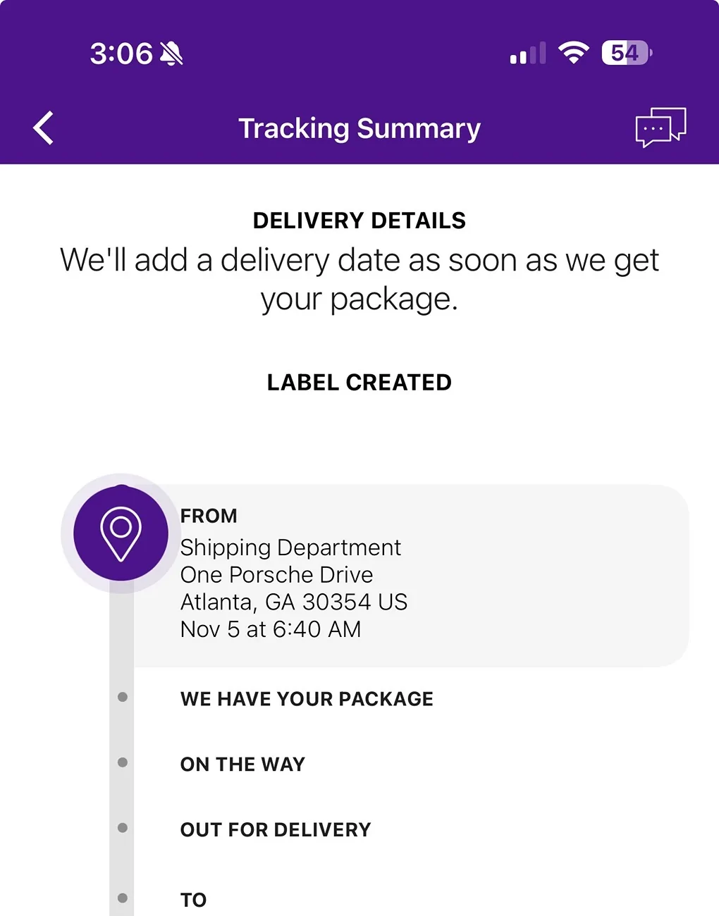 Electric Macan EV Porsche NACS complimentary adapter email IMG_4526