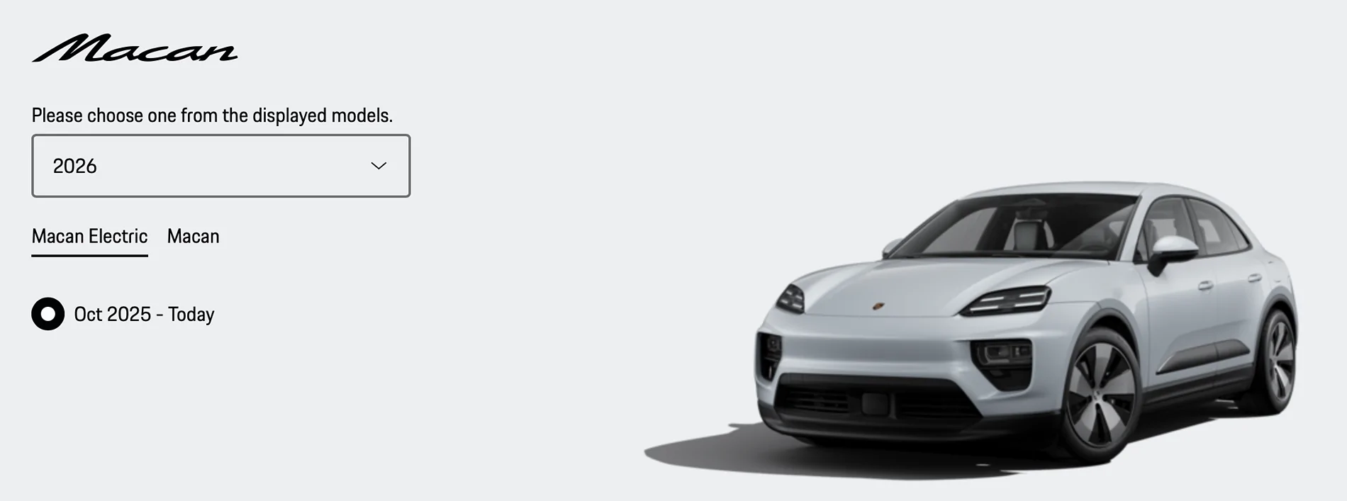 Electric Macan EV More comfort, smarter assistance and enhanced entertainment for the Porsche Macan Screenshot 2025-11-12 at 14.34.07