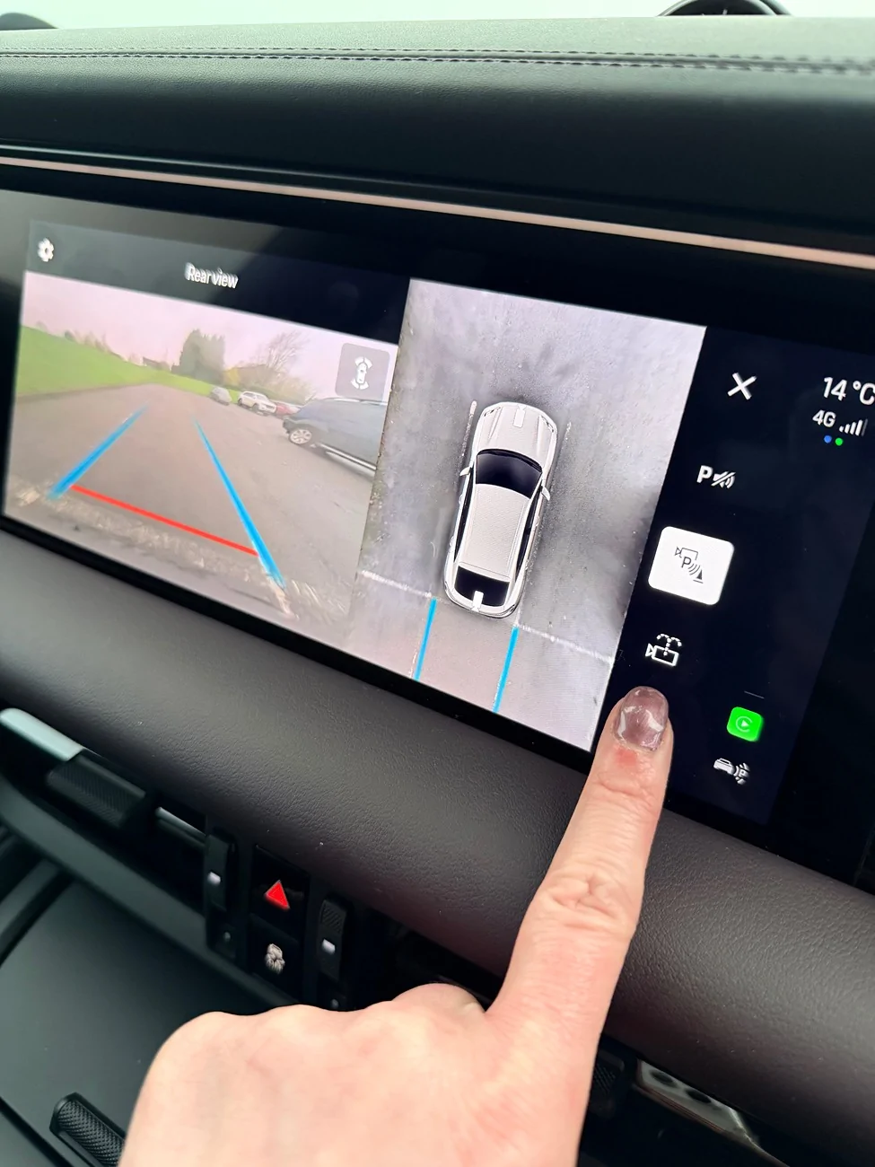 Electric Macan EV Winter Weather - Rear Camera Wash Function IMG_0790