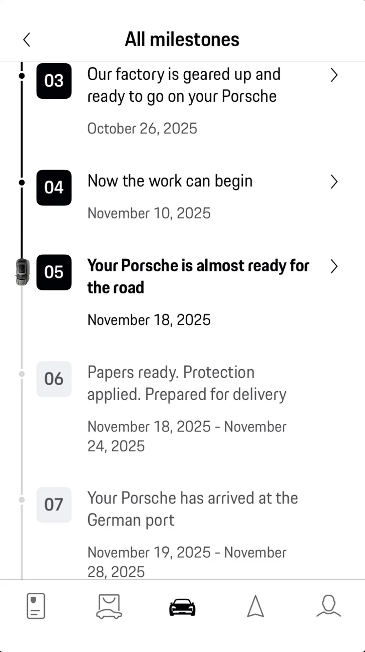 Electric Macan EV MY2026 Macan Delivery dates IMG_0815